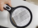 迈峰 德国工艺30倍100倍高倍手持放大镜带LED灯高清老人阅读老年儿童 30倍带4克LED灯直径145MM 实拍图