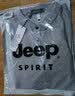 JEEP SPIRIT吉普短袖T恤男夏季短袖男士POLO休闲翻领可定制上衣服 深灰色 M 实拍图