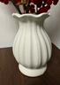 心楠法式陶瓷花瓶小高级感插花复古美式玫瑰客厅轻奢摆件白色奶油风 素白高款陶瓷花瓶【磨砂款】 实拍图