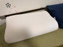 奥罗玛斯 记忆枕头高低枕记忆棉枕头颈椎枕单睡眠成人学生枕头波浪形枕芯 白色【两只装】57*30*10/7CM 实拍图