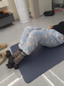 京东京造 瑜伽垫男女健身垫儿童舞蹈垫加厚185*80cm地垫家用10mm藏青色 实拍图