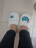 安尚芬 居家棉拖鞋男女士时尚百搭可爱萌兔柔软舒适防滑 情侣鞋 绿色【小熊】 40-41 适合39-40 实拍图