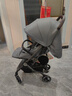 好孩子（gb）小情书D619 0-3岁可坐可躺轻便遛娃车单手折叠婴儿推车 魅影灰 实拍图