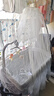 优乐博（ULOP）婴儿床拼接床多功能折叠婴儿床可移动宝宝床新生儿礼物哄睡神器 婴儿床可移动[蚊帐+尿布台+床铃] 多功能婴儿床0-3岁婴儿用品 实拍图