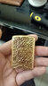 ZIPPO打火机之宝防风煤油  双面唐草-金色 送长辈男友收藏生日礼物礼品 实拍图
