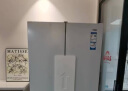 海尔（Haier）零嵌入式冰箱460升零距离四开门双开门十字门家用白色家电一级能效双变频超薄大容量智能底部散热 460L+阻氧干湿分储+黑金净化+463升级款 实拍图