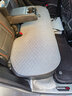 怡揽汽车坐垫四季通用亚麻纤维麻防滑免绑单垫座垫屁垫清凉透气三件套 典雅灰-麻-三件套 实拍图