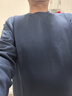 拇指白小T热力加厚加绒长袖T恤秋冬新款保暖百搭打底衫 男款藏蓝 4XL 实拍图