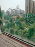 骄鹿3d立体防撞贴墙贴玻璃门贴纸贴花窗户厨房装饰窗花贴阳台贴画窗 翠绿叶子 特大 实拍图