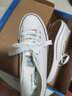 回力帆布鞋男鞋低帮透气运动休闲鞋耐磨橡胶底板鞋 WXY391 白色 43 实拍图