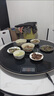 能师傅暖菜板+火锅热菜电动餐桌转盘饭菜加热板电磁炉保温板带火锅热菜神器家用加热旋转分区控温多功能 2200W电磁炉火锅 | 电转+大理石纹 90cm 实拍图