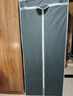 索尔诺 布衣柜简易衣柜宿舍卧室寝室钢架衣橱加固出租房防尘收纳布衣柜 8501银灰色【长70*高155】 实拍图