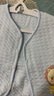 舒贝怡儿童马甲秋冬婴儿衣服背心男女宝宝坎肩夹棉马夹保暖外出上衣蓝73 实拍图
