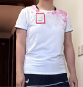 kawasaki川崎羽毛球服女款速干T恤运动短裙繁花似锦套装A2808 霜白 L  晒单实拍图