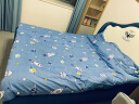 罗莱儿童（luolaikids）纯棉四件套全棉斜纹床单被套男童床上用品  1.5米床 200*230cm 实拍图