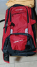 袋鼠双肩包男大容量初中高中大学生书包出差背包户外登山女行李旅游包 特大号红色【80升】 实拍图