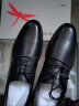 红蜻蜓舒适商务休闲时尚系带皮鞋男士正装德比婚鞋 WTA73761 黑色 40 晒单实拍图