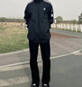 三叶草（Adidas）经典款 黑白 侧边三条纹 立领长袖 梭织 风衣 夹克 外套 男女 GN3535/JM2716 XL 实拍图