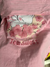 真维斯女童t恤纯棉长袖春秋款儿童圆领打底衫可爱薄款上衣女孩秋装 粉 J弯月樱花 130 实拍图