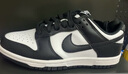 耐克（NIKE）DUNK LOW (GS)黑白熊猫夏季新款舒适百搭低帮休闲鞋 CW1590-100 黑色 40 实拍图