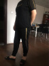 俞兆林（YUZHAOLIN）棉卫衣女运动套装女夏装2024年新款韩版宽松时尚冰丝薄款休闲服两 黑色 L(建议90-110斤） 晒单实拍图