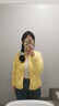 雅鹿2025新款洋气儿童羽绒内胆男童女童中大童学生轻薄羽绒服内胆内穿 黄色 160cm 实拍图