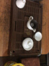 唐丰高端茶盘家用轻奢现代电木排水茶台茶具接水管排水式功夫茶托盘 年年有余-棕43x27.8cm 实拍图