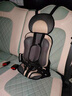 梨子儿童座椅0-4岁可坐可躺汽车用12岁简易便捷车载通用坐椅宝宝小孩 灰色 小号 实拍图