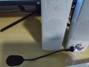 赛达（SADA） V-117电脑音响音箱家用桌面台式机超重低音炮USB长条笔记本迷你带麦克风大音量 黑色 普通版 送麦克风 实拍图
