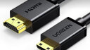 绿联 Mini HDMI转HDMI转接线 HDMI2.0版 微型4K高清转换线 笔记本电脑平板手机相机接电视投影仪连接线 1米 实拍图