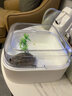 最萌乌龟缸家用造景创意新款亚克力带晒台生态小型龟盆鱼缸乌龟饲养缸 小号【21.5*21.5*14】套餐一 实拍图
