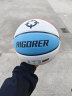 准者篮球7号室内外场成人耐磨训练专用球中小学生青少年儿童球PU蓝球 6号经典三色球-少年 实拍图