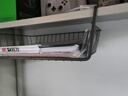 优勤（YOUQIN）厨房收纳内置物架吊柜橱柜下挂架免打孔储物架挂钩挂篮衣柜门神器 【即挂即用】标准款 枪灰 实拍图
