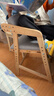 爱果乐（IGROW）儿童学习椅可升降进口实木座椅宝宝小学生椅写字椅儿童 甄橡椅（进口橡胶木+科技布）粉 实拍图