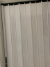 米囹全铝合金折叠门推拉门隐形隔热空调隔断门厨房卫生间卧室门平移门 【空调厨房隔断/免打孔】白色框 晒单实拍图
