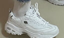 斯凯奇（Skechers）小白熊丨老爹鞋男女同款革面复古潮流休闲学生跑步运动鞋小白鞋 女款-黑标小白熊/WBK 38 实拍图