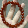 吉千年南红玛瑙手串单圈手链南红8mm手串本命年满肉柿子红 生日礼物 南红8mm 实拍图