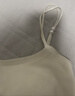 草本初色免穿内衣女背心美背打底内搭一体式带杯垫文胸 月光白【长款】 L 实拍图