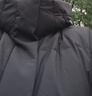 鸭鸭（YAYA）时空道宇连帽情侣羽绒服男女短款防风保暖冬季新款韩版宽松面包服 星空黑色 3XL 【建议190-210斤】 实拍图