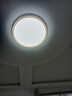 灵翔之光LED吸顶灯客厅圆形卧室水晶吸顶灯具 无极调光现代简约大气灯具 圆80cm无极调光96W送3色功能 实拍图