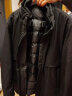 杉杉（SHANSHAN）【可拆卸内胆】五穿羽绒服男冬季鹅绒外套商务加厚男士中长款夹克 黑色 185 实拍图