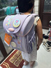TigerFamily虎米书包小学生护脊减负1-3-5年级儿童男女孩双肩包背包 【守护海洋】柔美粉紫Pro2S 实拍图
