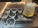 高茗 日式主人杯水晶茶杯手工杯子玻璃锤纹功夫茶茶具单杯酒杯杯子 小雨落杯60ml 实拍图