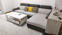 全友家居 现代简约布艺沙发客厅家具小户型家用贵妃位L型布艺转角沙发 实拍图