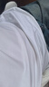 拇指白小T三代水云棉长袖T恤男春季纯色上衣圆领免烫打底衫 男款黑色 XL 实拍图