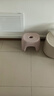 侑家良品 塑料凳子家用小板凳浴室加厚防滑凳简易垫脚小矮凳 大号橡粉色 实拍图