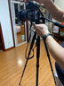 轻装时代Q868C碳纤维三脚架相机微单反轻便携专业稳定支架 佳能尼康摄影摄像手机拍视频户外旅行三角架云台 曜石黑【手柄云台】 实拍图