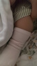 爱宝适婴儿袜子春秋冬新生儿中筒袜男女宝宝棉质袜子脚套M码4双装B1232 实拍图