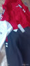 豪珠轻奢品牌春秋新款卫衣运动套装女时尚韩版休闲三件套休闲卫衣女套 红色 女2XL(建议120-132斤） 晒单实拍图