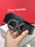 Calvin Klein Jeans男士真皮休闲双面金属字母带头牛皮腰带节日礼物HC551H19 003-太空黑 95cm 实拍图